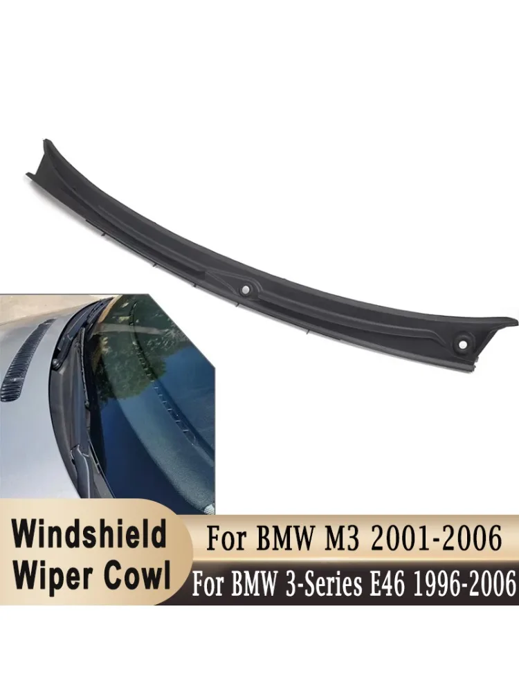 51718208483 51718232894 Ruitenwisser Vent Cowl Watergeleiderplaat voor BMW M3 2001-2006 / 3-serie E46 1996-2006 (alleen LHD) - afbeelding 2