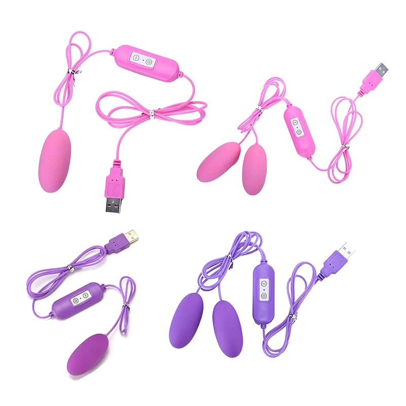 [HB]1 Piece USB Powered Jump Egg Vibrator - Remote Control G-Spot Clitoral Vibrating Sex Toy Bullet for Couples Pleasure
