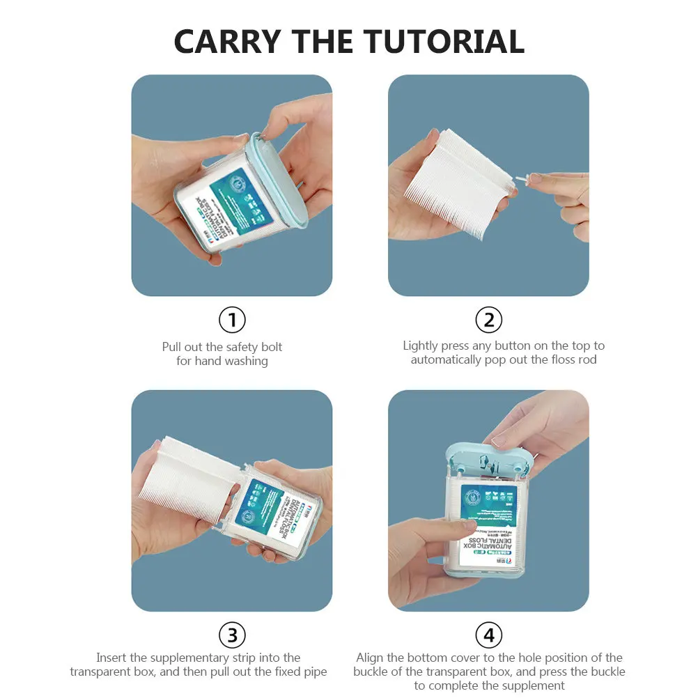 

200 шт. одноразовых зубных нитей-флоссеров в футляре: тонкие, гладкие, для эффективного удаления налета и чистки в дороге