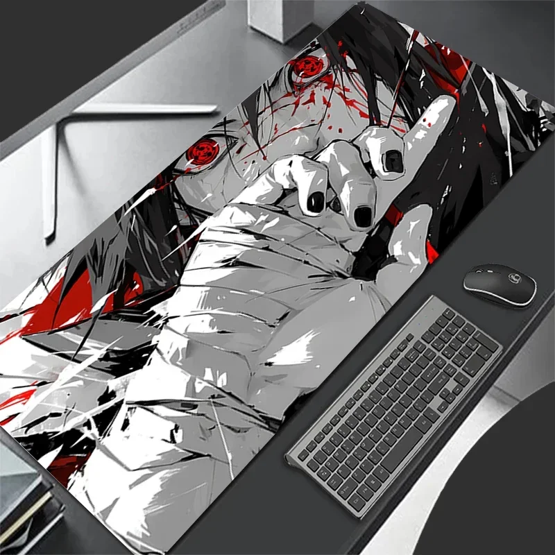 

2025Mouse Pad Gaming Accessories PC Gamer 900x400 Anime N-narutoS Computer S-sasuke Desk Mat Laptop Varmilo Keyboard Pads Mousep