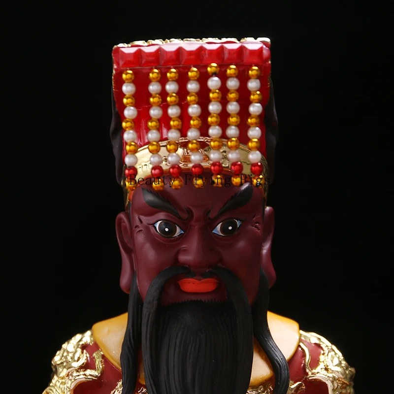 12 inch resin Buddha statue King of Hell statue Taoist temple feng shui figurine decoracion