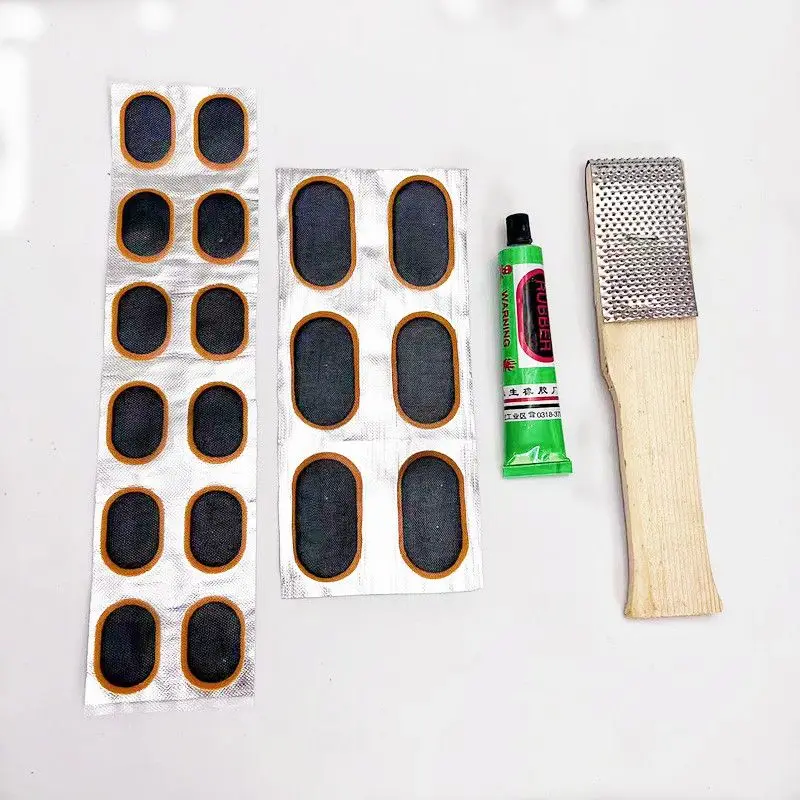 

Bike Tire Repair Kit Motorcycle Electric Vehicle Quick Patch Tool Cold Vulcanizing Glue