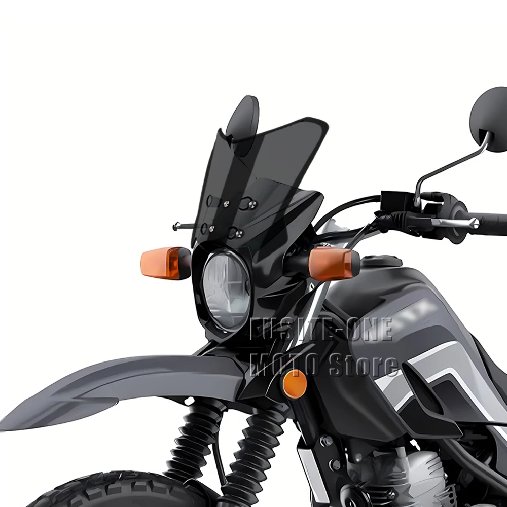 

For Yamaha XT250 2024 Serow XT250X XG250 Motorcycle Windshield Windscreen Wind Deflector
