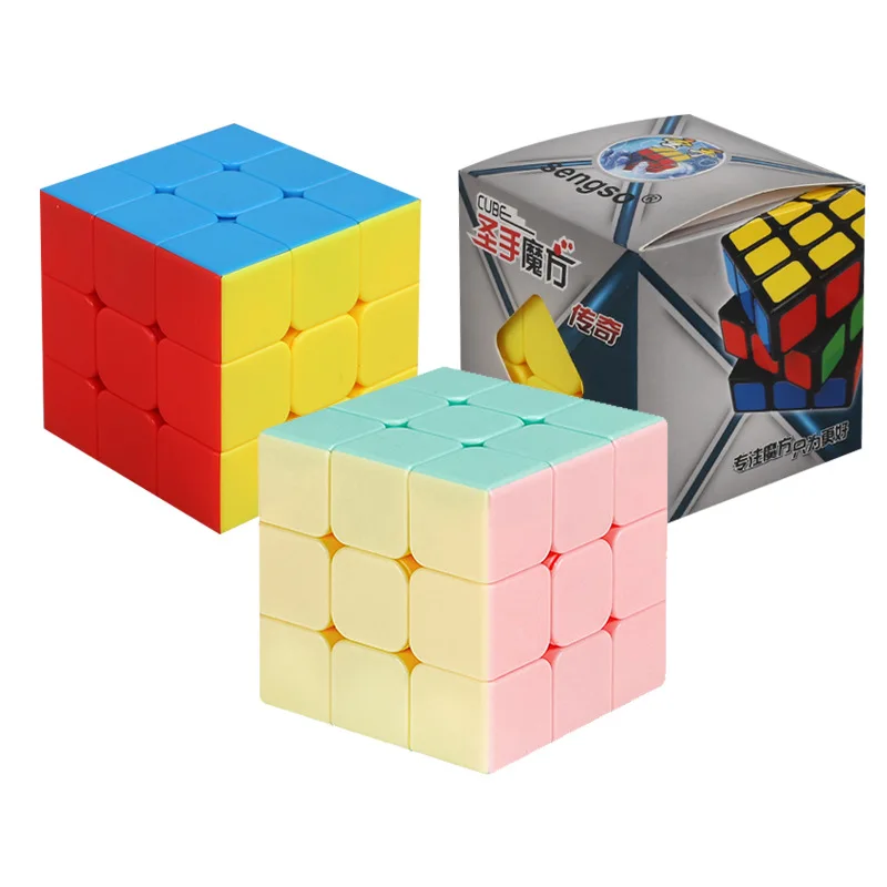 SengSo legend 3x3 Magic Speed Cube Stickerless Professional Fidget Toys Shengshou 3x3 Magico Puzzle