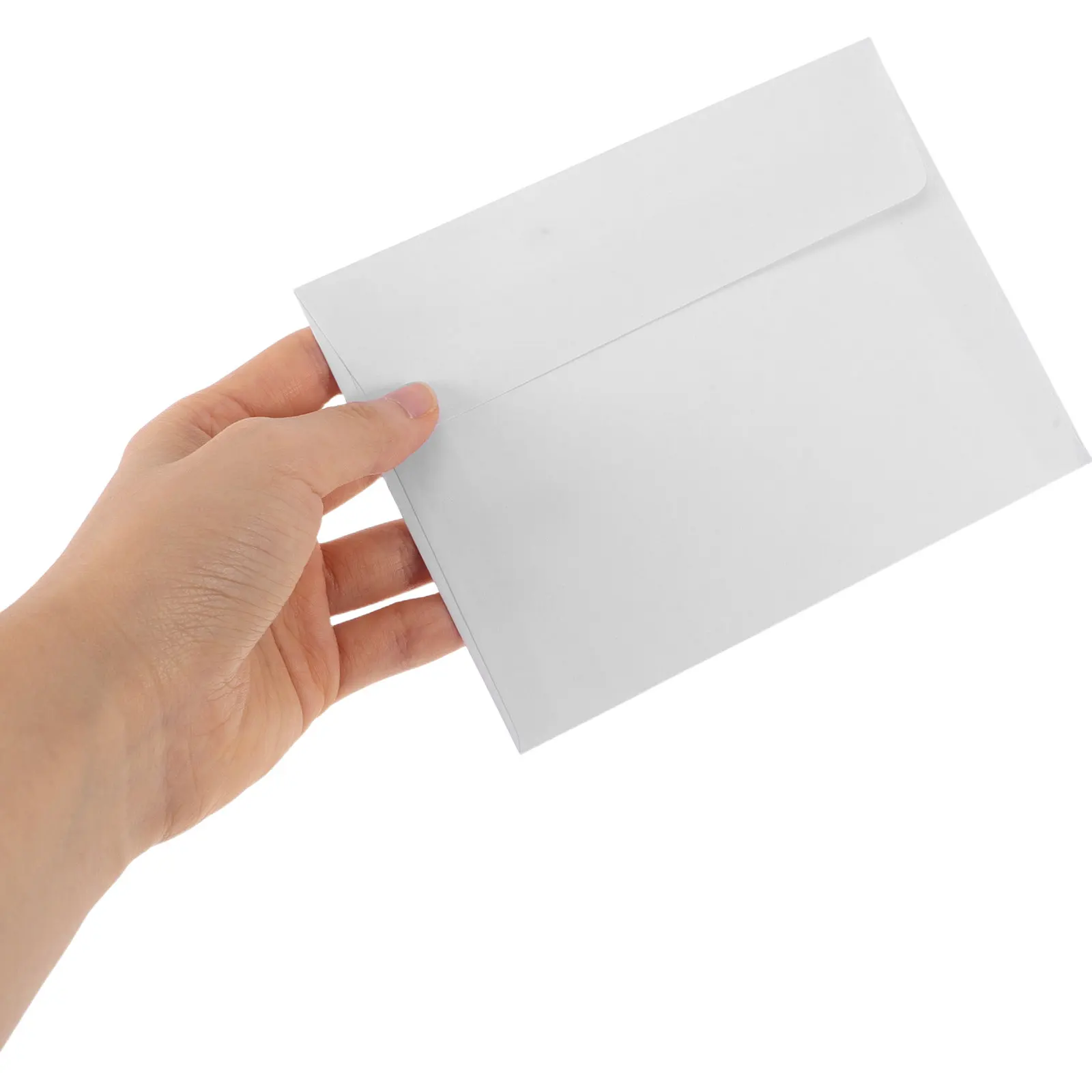 

50Pcs A2 White Self Adhesive Envelopes Plain Letter Size for Invitation Cards Cash Money Greeting Business Mailing Envelopes