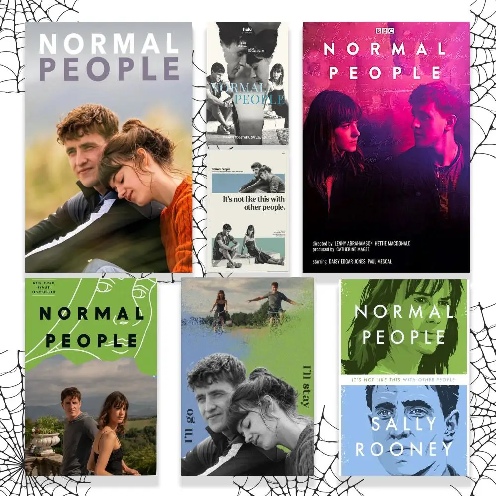 Romance Normal People Poster Graphic Wall Art Poster HD Waterproof PP Paper Print for Bedroom Living Room Office Decor Gift