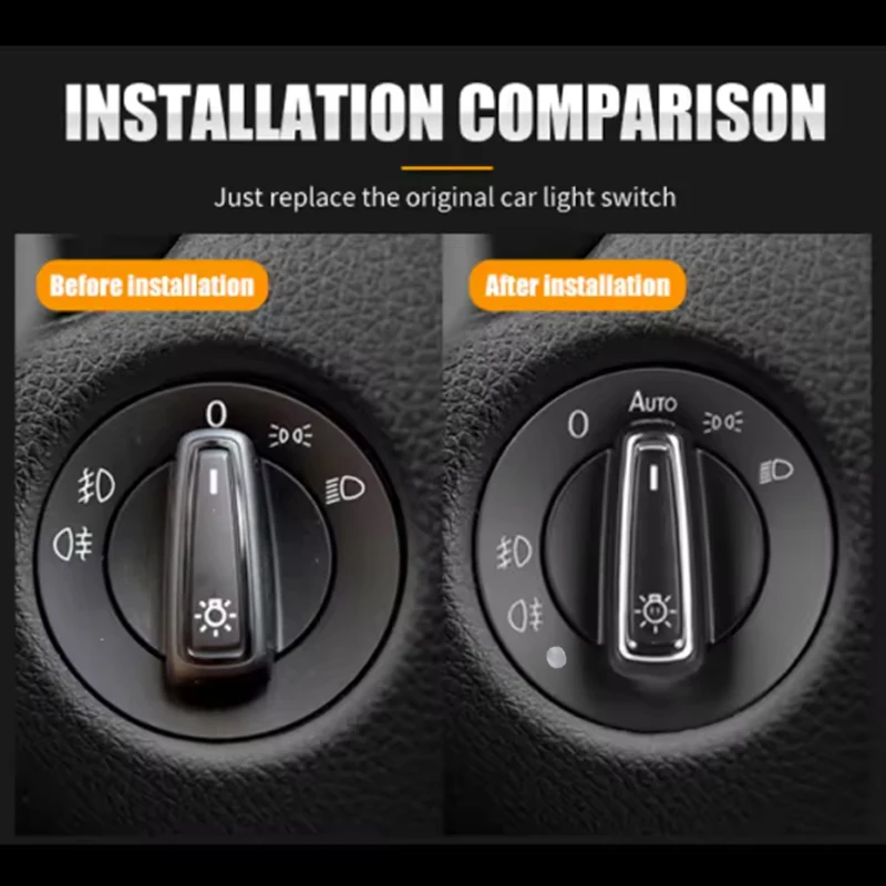 Auto-Scheinwerfer-Lampensteuerungsschalter Lichtsensormodul Passend für VW Golf MK4 für Passat B5 Polo – Detail 3