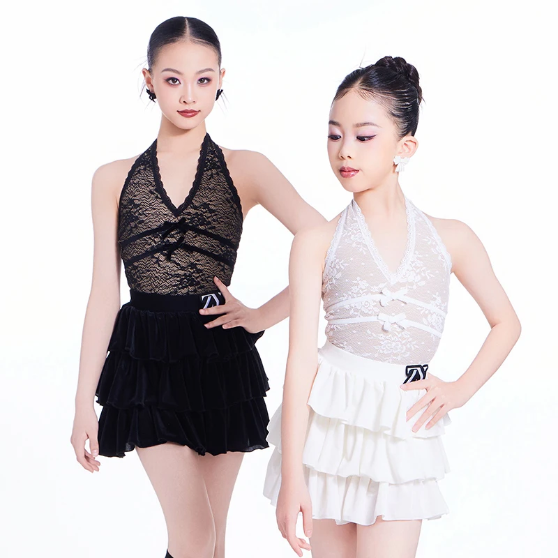 Nieuwe Latin Danswedstrijd Kostuum Meisjes Chacha Latin Dans Professionele Jurk Kinderen Samba Rumba Ballroom Dancewear SL12554