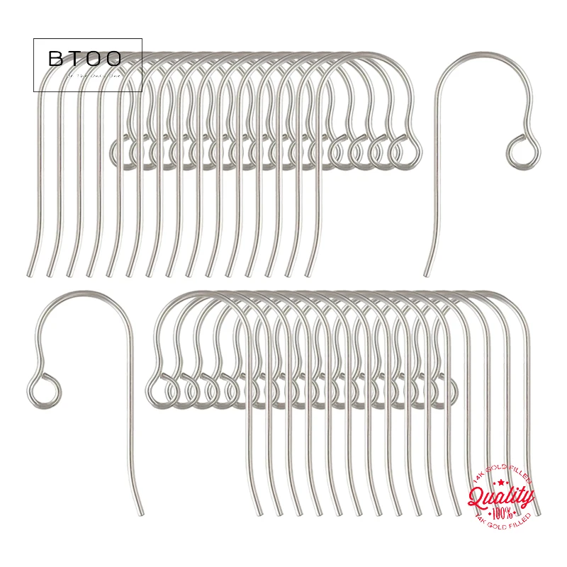 925 Sterling Silver Smooth French Ear Wire Loop Ear Components Wholesale Jewelry Findings