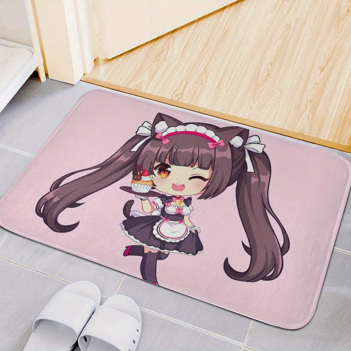 

Фланелевый коврик N-Nekopara, мягкий на ощупь, для пола, в нескольких размерах, моющийся