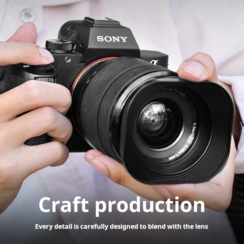 

Square Metal light Shield Suitable for Nikon 28mm F2.8/40mm F2 Vios 56/35F1.4 Fixed Focus 35mm F2 lens 37/39/40.5/43/46/49/52mm