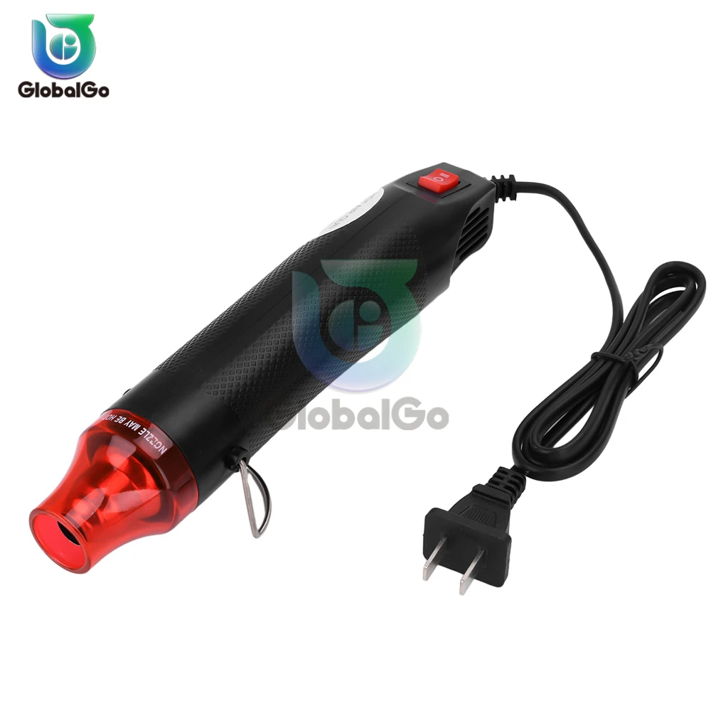 220V Hot Air Gun DIY Soldering Temperature Blower Gun Electric Power Hot Dryer Mini Heat Gun For Crafts Shrink Tubing Car Wrap