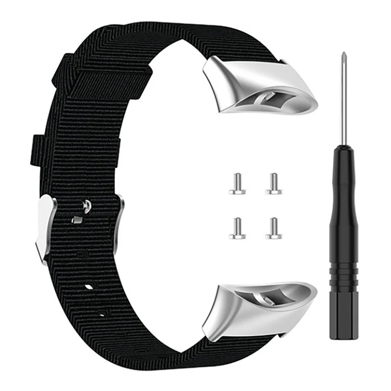 สายสายรัดนาฬิกาข้อมืออัจฉริยะไนลอนสำหรับ Garmin Forerunner 45/45S สายรัดข้อมือสำหรับ Swim2 Garmin