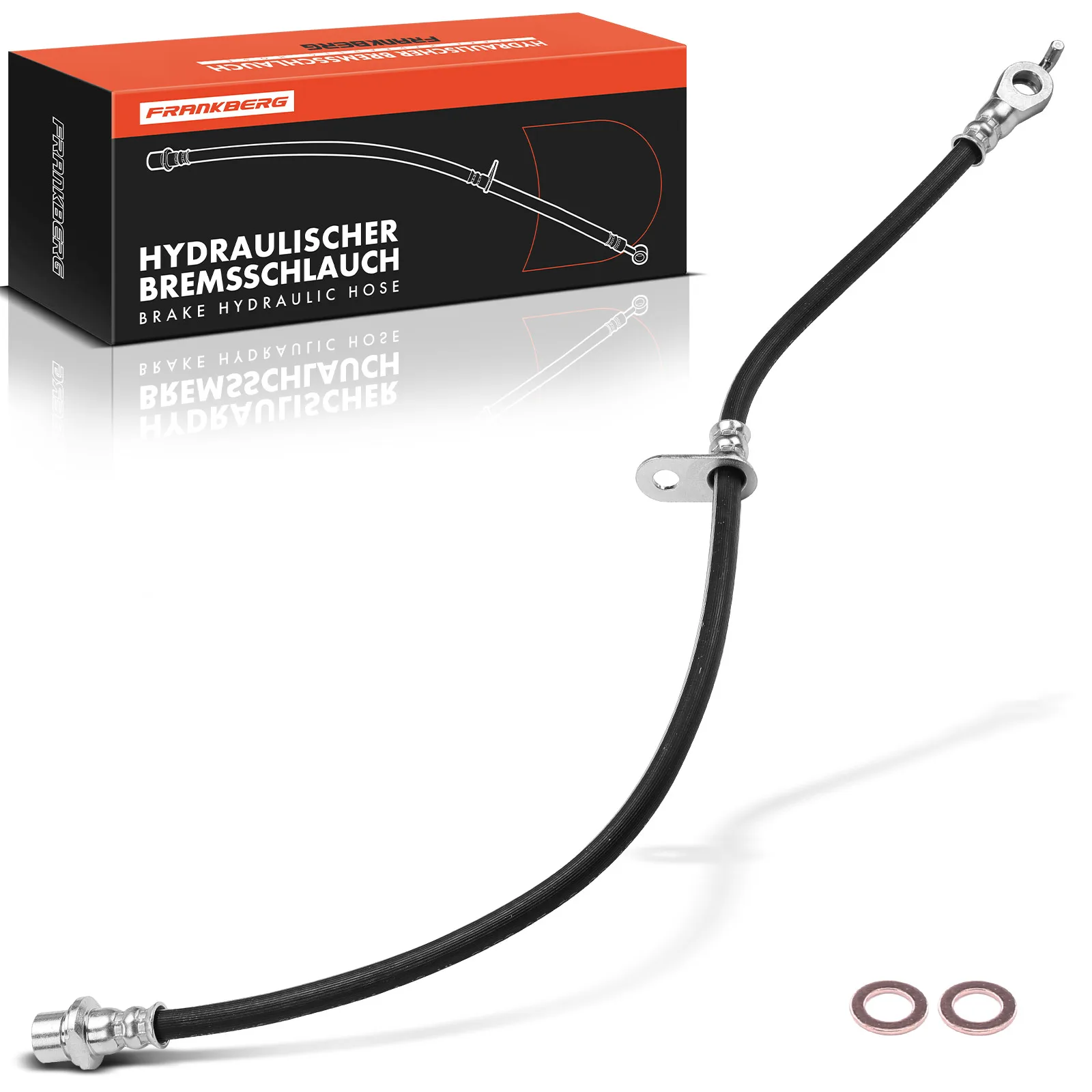 Frankberg 1x Bremsschlauch Bremsschläuche Hinterachse Links für Toyota Aurion V5 Avalon X4 Camry XV5 Lexus ES V6 H7773 BBH-9347