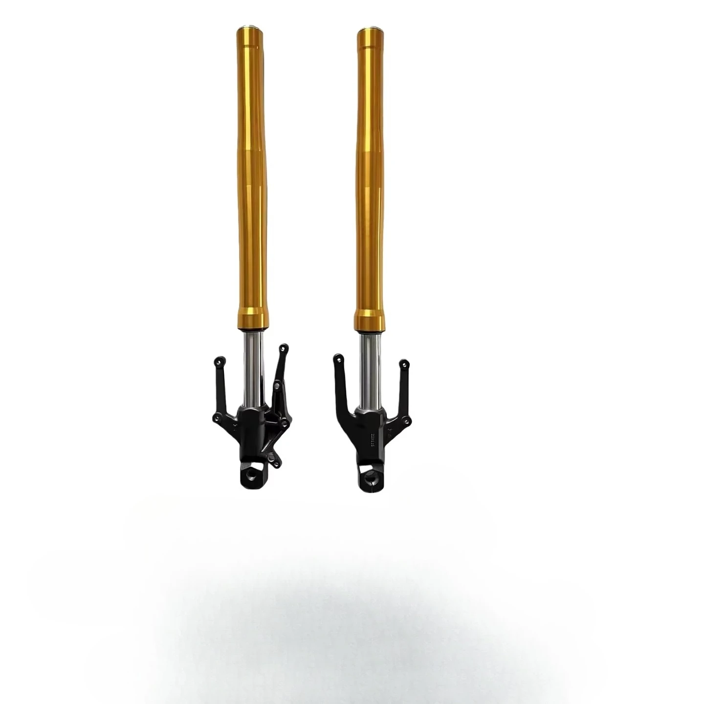 For Haojue DR300 Original Front Fork Assembly - OEM Golden Hydraulic Front Suspension Compatible Haojue DR300 with ABS Models