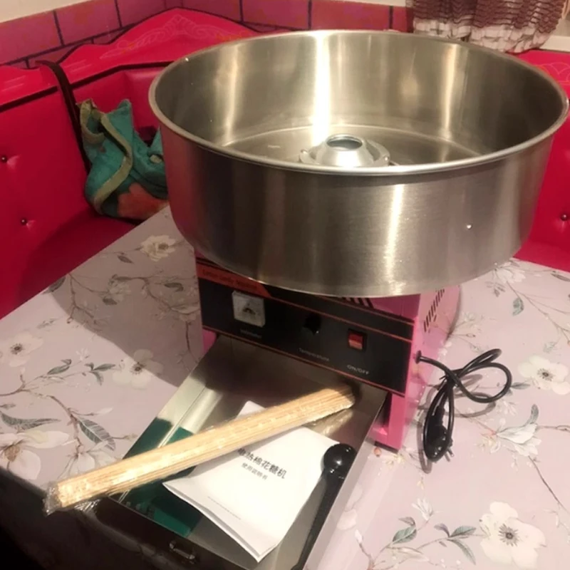 

Commercial Sweet Cotton Candy Maker Machine Electric Automatic Marshmallow Flower Fancy Candyfloss Sugar Making