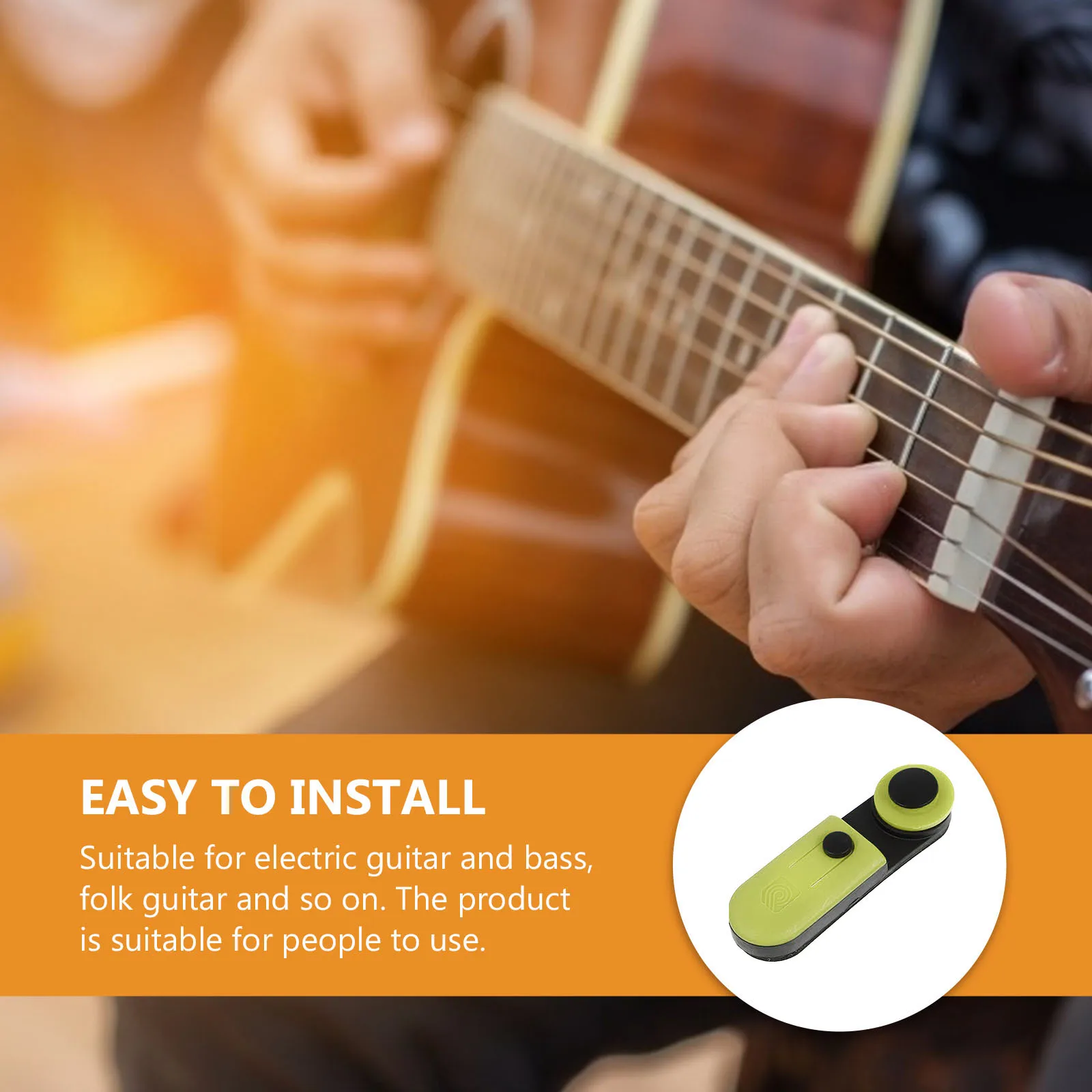 

Guitar Strap Buckle Bass Lock Instrument Anti-falling Anti-slip Button Buttons