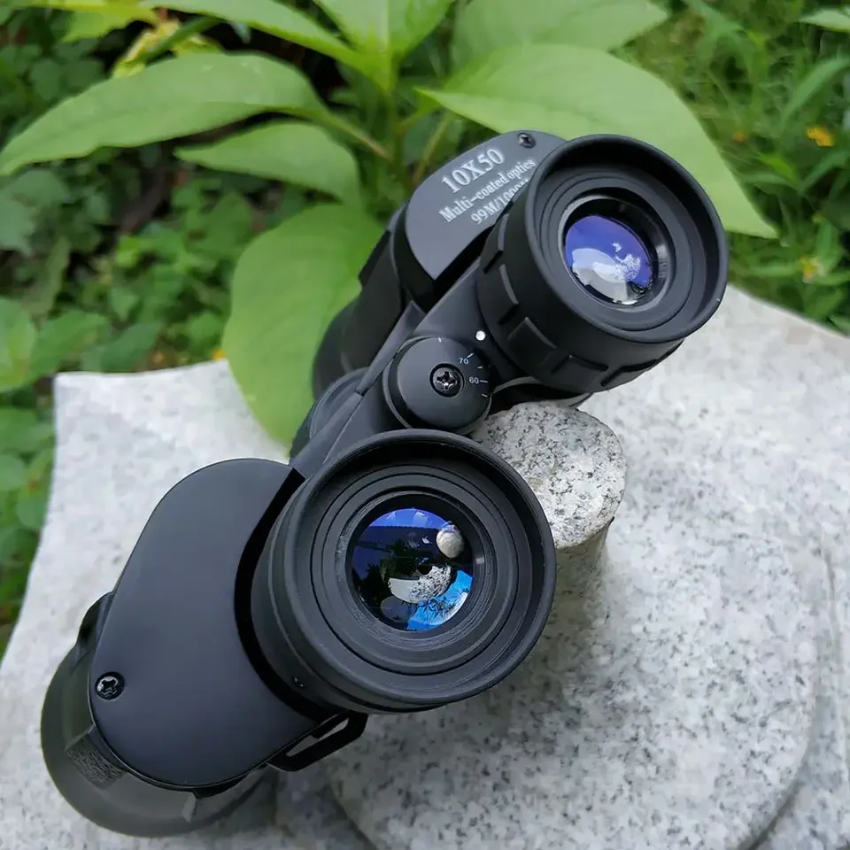 YYHC 10x50 High Power Compact HD Professional Daily Waterproof High End Binoculars Telescope for Adults Bird Watching Travel