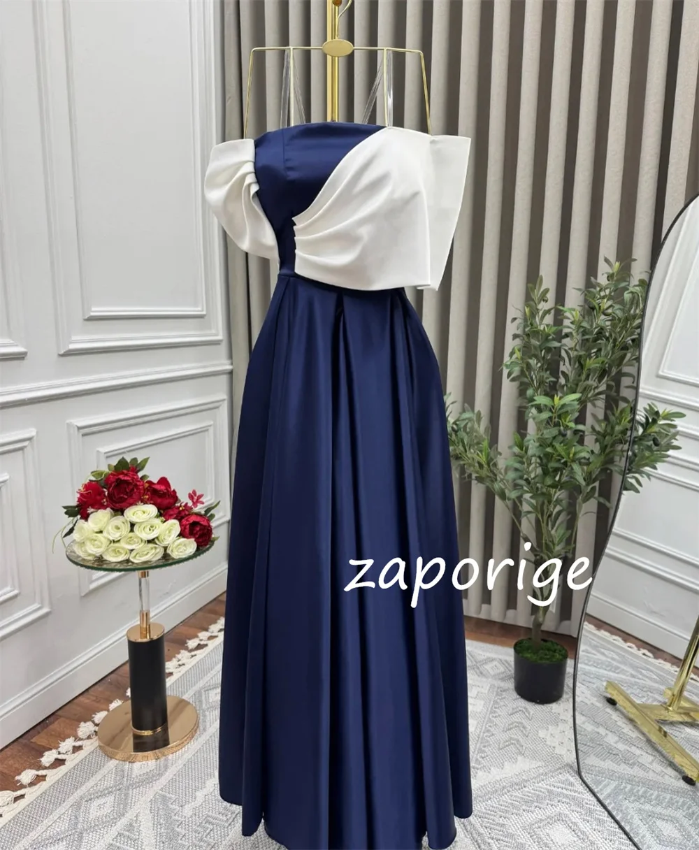 Abiti lunghi senza spalline a trapezio con pieghe Charmeuse alla moda personalizzati Quinceanera Sparkle Classic squisito