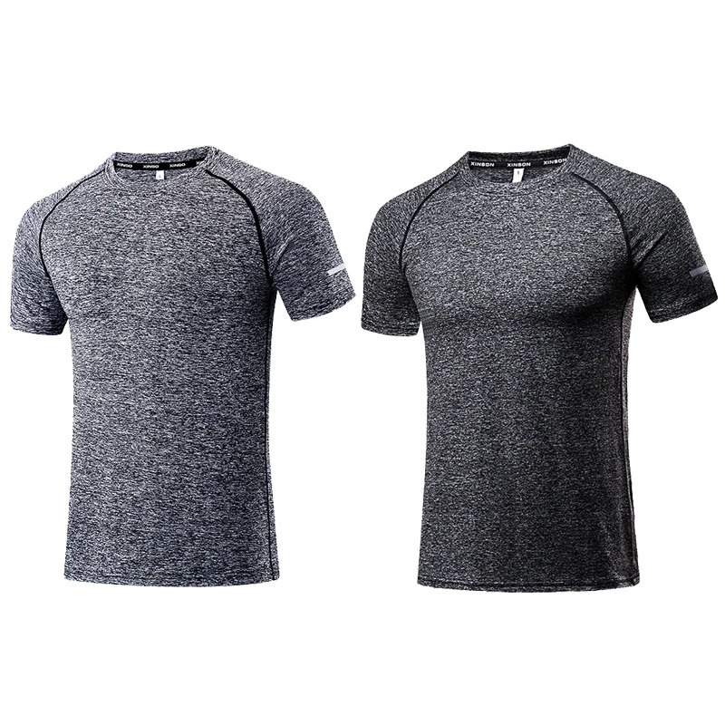 Sport Hemd Männer Fitness Strumpfhosen Quick Dry Lauf T-shirt Sportlich Tragen Gym Kleidung Sportswear T-Shirts Camiseta Laufende Hombre – Detail 16