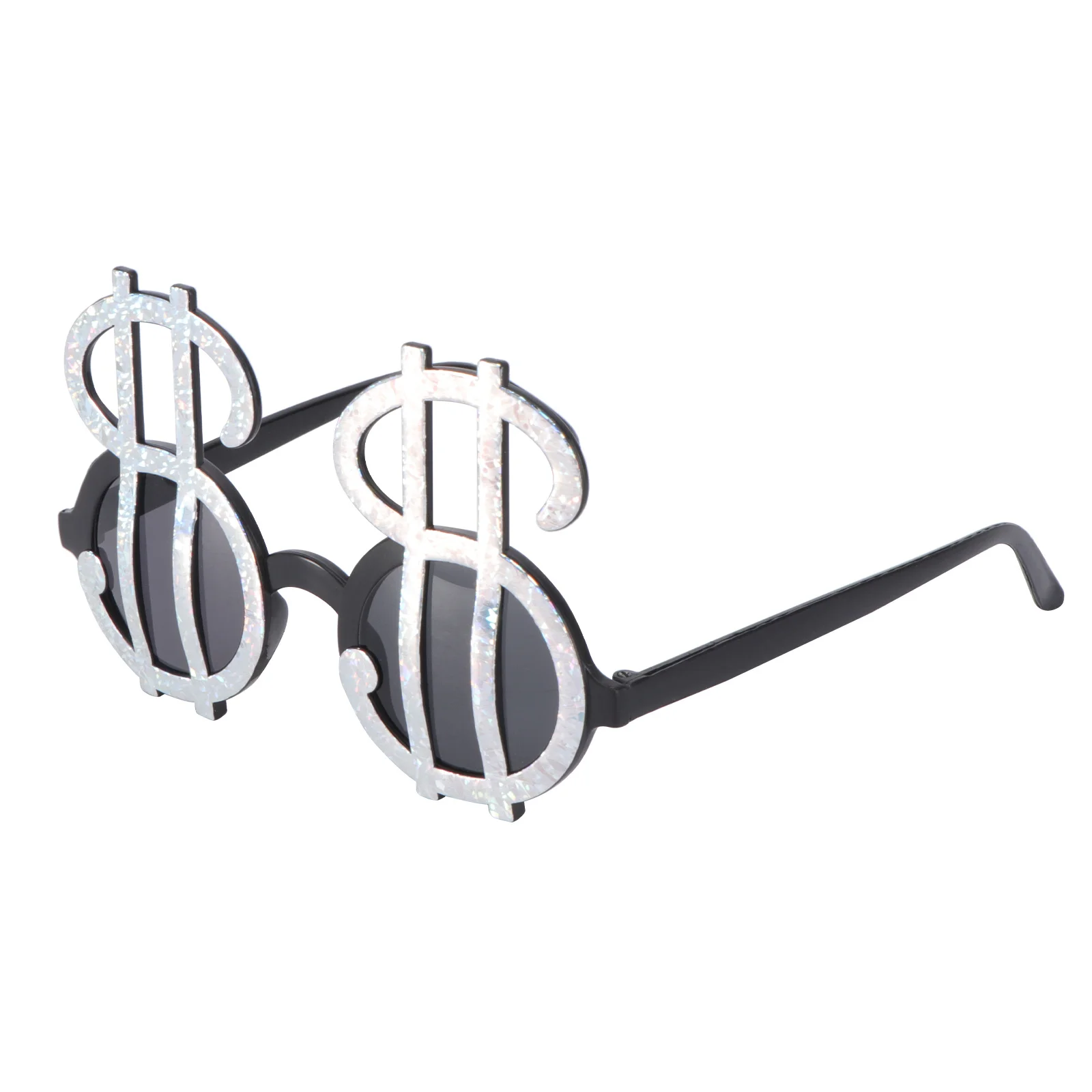 Lunettes de soleil en plastique avec symbole de Dollar, Design de dessin animé drôle, couleur aléatoire, lunettes de fête parfaites pour Halloween, mascarade, anniversaire, nouveau