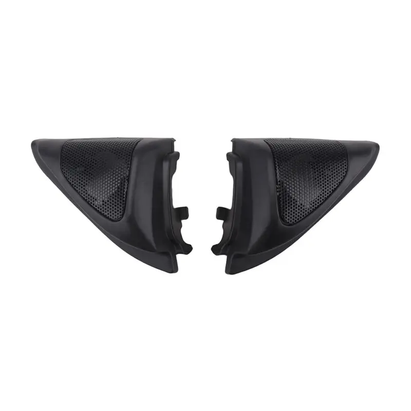 AMEXIAOXU  Car Door Panel Audio Horn Cover Tweeter Triangular Speaker Loudspeaker Cover Trim For Toyota Corolla 2003 2004 2005 2