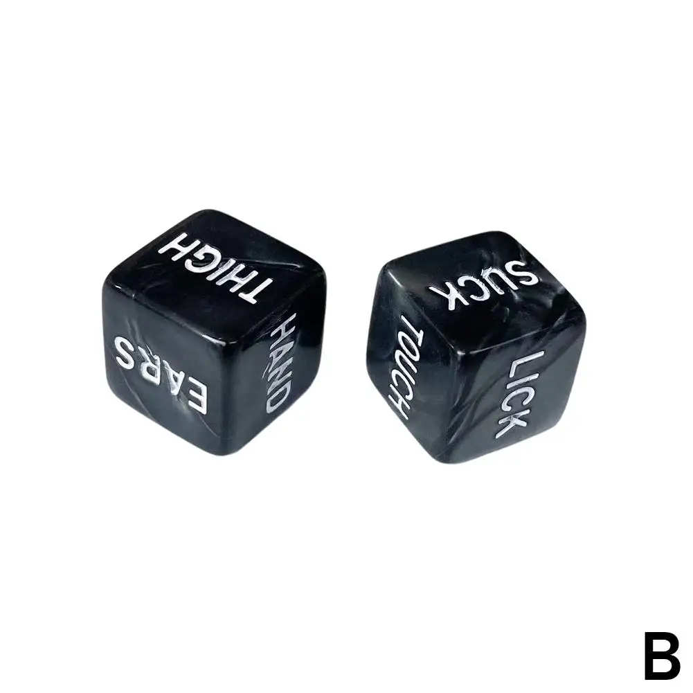 1 paar Glow In The Dark Love Dice - Romantische koppelspellen voor volwassenen - Leuk feestbordspel met lichtgevende dobbelstenen voor koppels H3y5