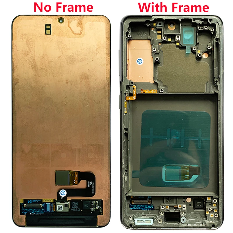 With Dead Pixel 6.2'' AMOLED S21 LCD For Samsung S21 5G G990F G991F G991U G991B/DS Lcd Display Touch Screen Assembly LCD Repair