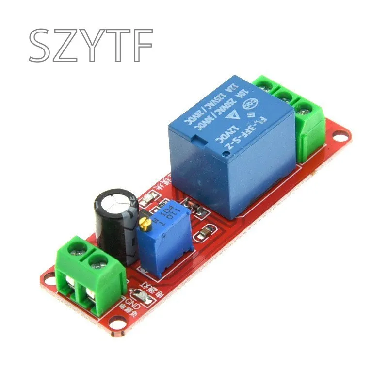 DC 5V 12V Time Delay Relay NE555 Time Relay Shield Timing Relay Timer Control Switch Car Relays Pulse Generation Duty Cycle