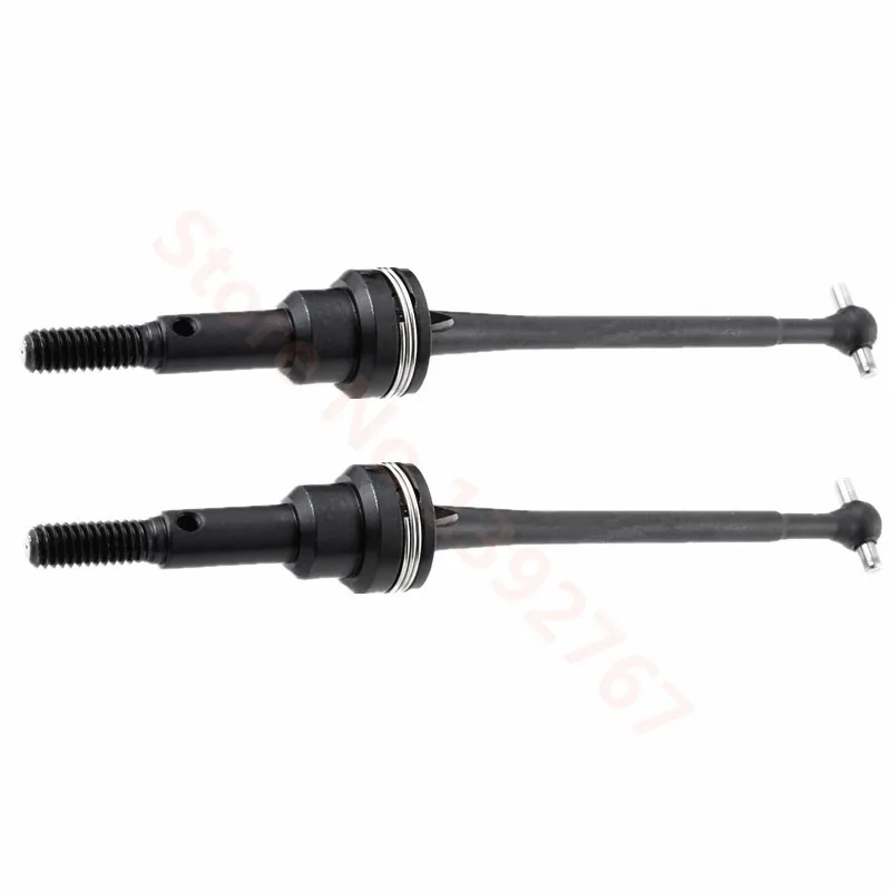2pcs 철강 금속 전면 드라이브 샤프트 CVD 0090 WLtoys 12428 12423 1/12 RC 자동차 크롤러 짧은 코스 트럭 업그레이드 부품