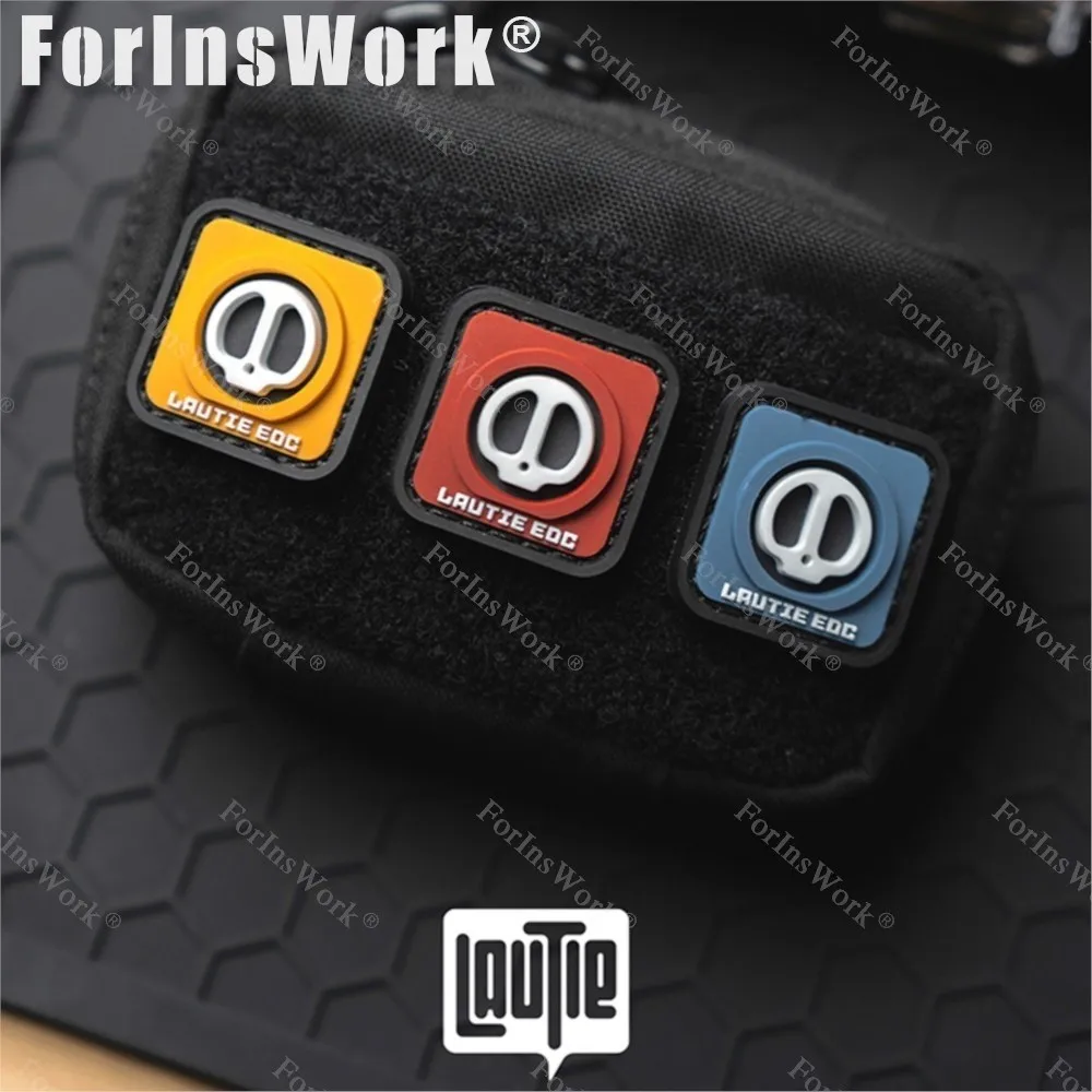 LAUTIE X FOXBAT Co-Designed EDC Patch Blue Red Orange Sam Portable Pouch Storage Bag Patch Collection