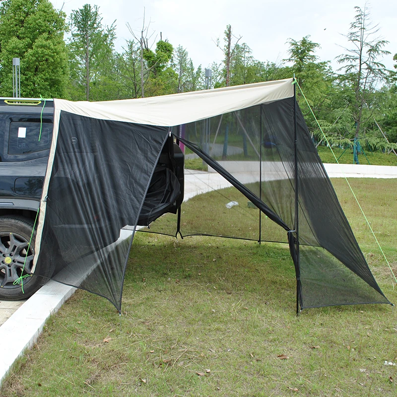 SUV Rear Tent with Mosquito Ne - Camping Cooking Tent 评论和价格