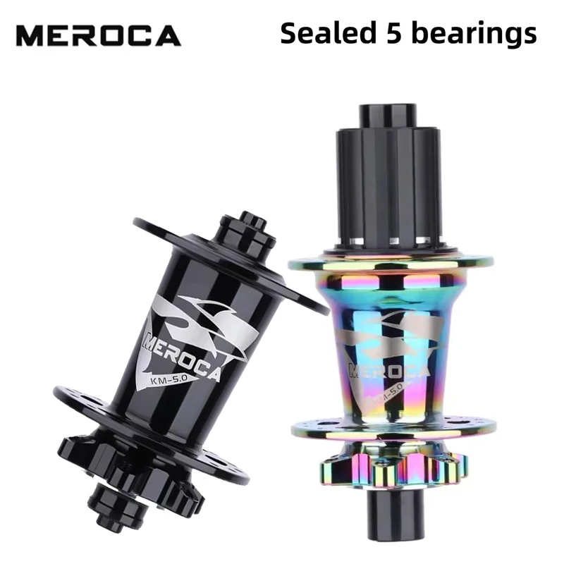 

MEROCA MTB Bike Disc Brake Hubs Front 2 Rear 5 Peilin Hubs 32H Six-Nail Quick Release/Thru-Axle Cycling Hub Parts