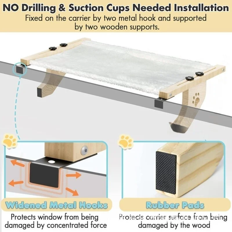 

Новая зимняя универсальная стеклянная подстилка для животных, напольная, для балкона, зоны отдыха у окна, в виде гамака, зоотовары