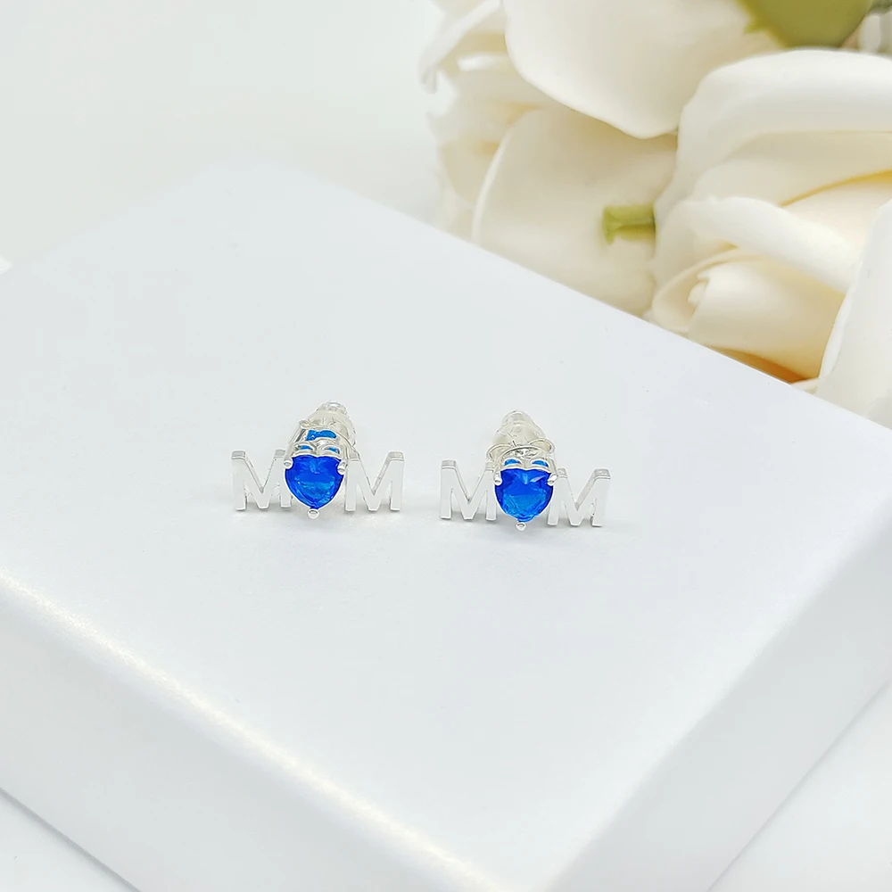 

Heart Stone Earrings for Women Personalized 2 Letters Name Earrings Party Girl Jewelry Gift Souvenir for Weddings