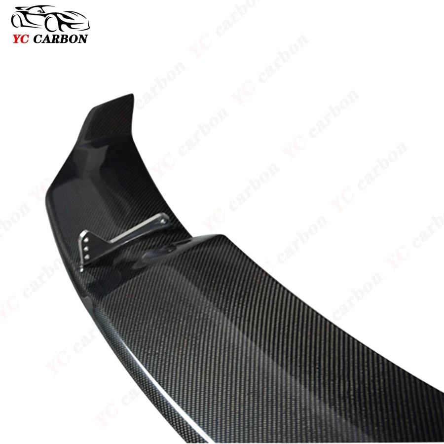 Carbon Fiber Tail fins For Ford Mustang GT 2015+ Rear Trunk Spoiler Guide Wing Rear Wing Car Trunk Diverter Upgrade body kit