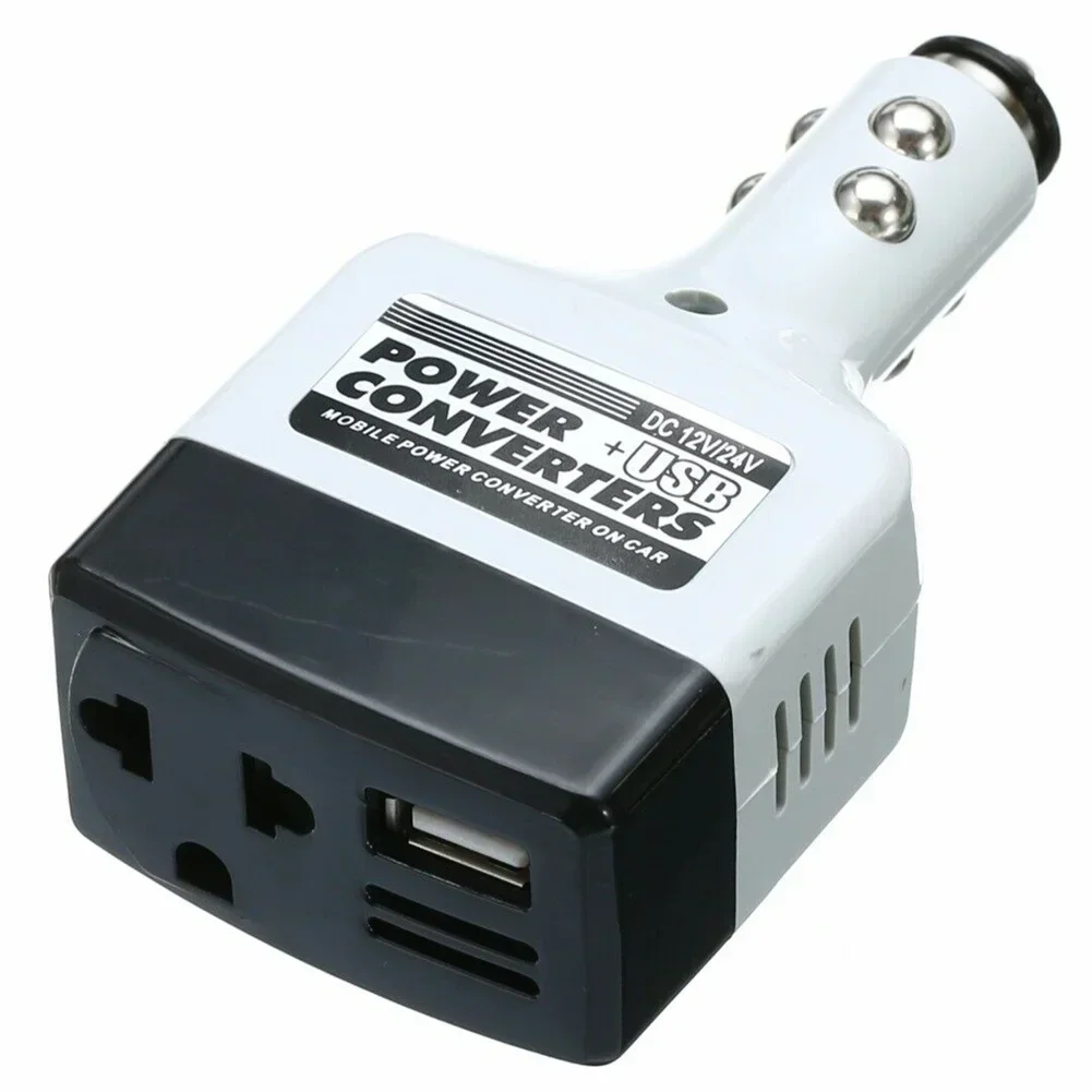 12v/24v To 220V DC To AC Car Power Converter Adapter Inverter USB Outlet Charger For Cell Phone Gps Pda Small Home Appliances