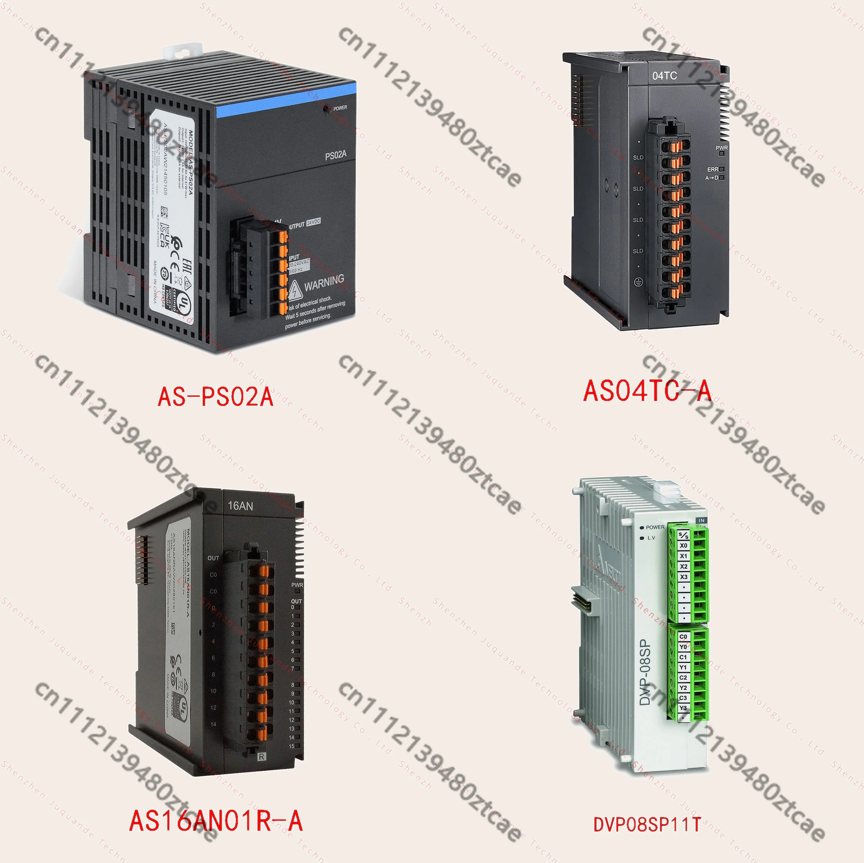 AS16AN01R-A DVP08SP11T AS04TC-A AS04AD-A AS-PS02A AS08TC-A Brand New Original PLC Module Industrial Control Parts