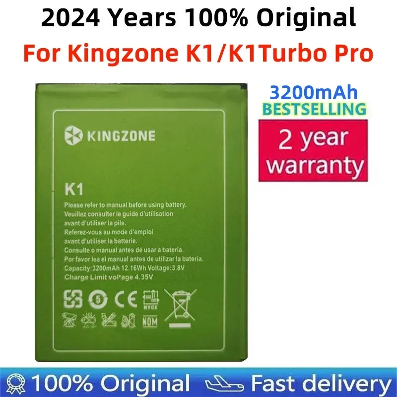 New Kingzone K1 Battery 3200mAh Li-ion Replacement For kingzone K1 / K1 Turbo Pro Phone Battery