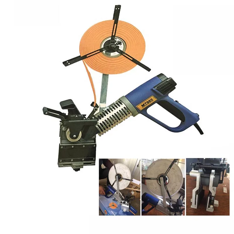 Small  Woodworking Edge Banding Machine Curve Straight Edge Bander Manual Edge Banding Machine for Home Decoration