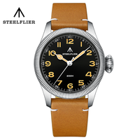 STEELFLIER Official SF741 Luxury Quartz Wristwatch Swiss C3 Luminous VH31 Mute Sweep Second Movement 200M Waterproof Sport Watch