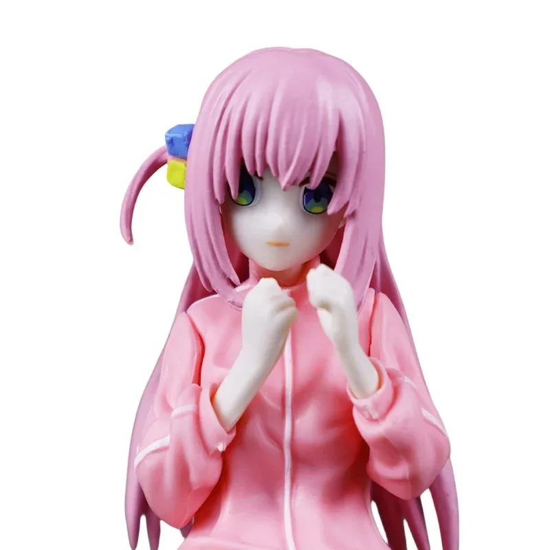 Bocchi The Rock! Anime Gotoh Hitori PVC Sitting Posture Figure Model Decorative Ornaments Fans Collect Gifts Toys