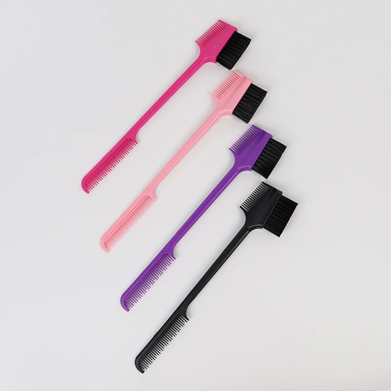 1 plastic anti-static three sided control hair brush control hair dye brush hair styling and dyeing tool