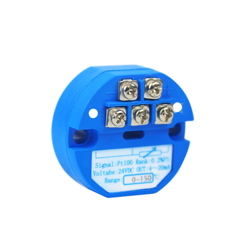 K-Type PT100 PT1000 Temperature Transmitter Module 4-20mA Signal Converter for Industrial Temperature Measurement