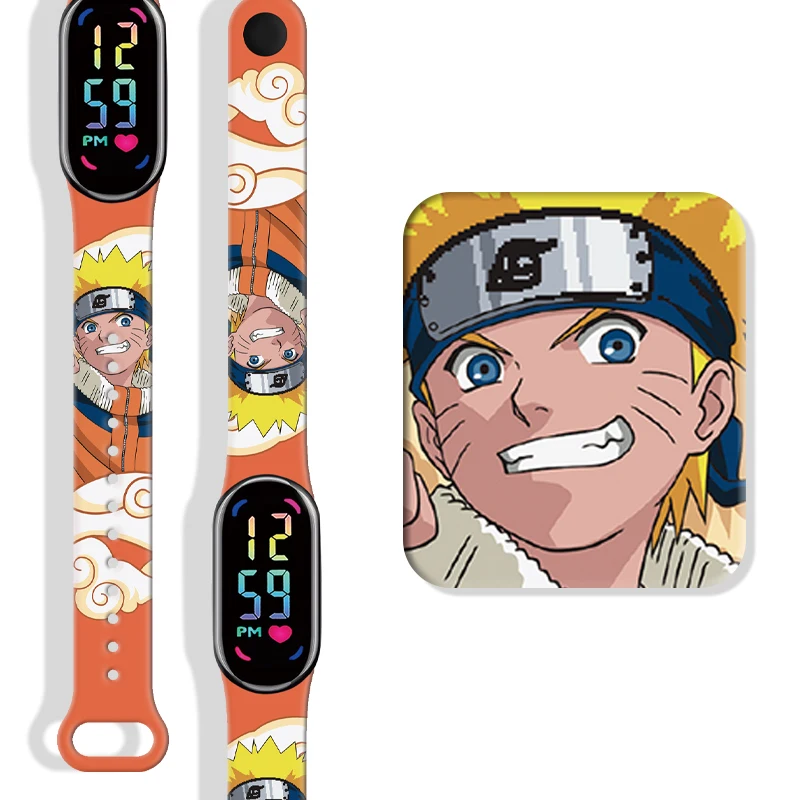 Браслет с принтом серии Наруто для Xiaomi Mi Band 10, сменный браслет для Mi Band 9 8, умный спортивный ремешок для часов