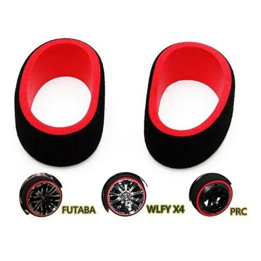 Comfort Grip! Anti-Slip Sponge Steering Wheel for Futaba & Traxxas RC Transmitters - Enhance Control for 3PV, 4PX, 7PX Models
