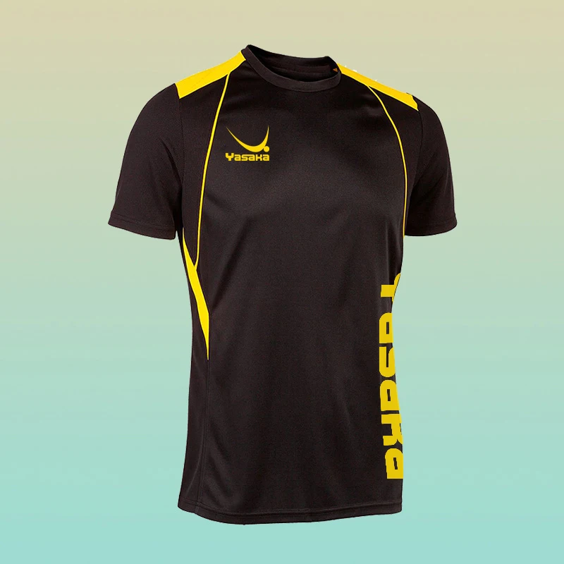 New Men's Boutique T-shirt Summer Ultra-thin Breathable Fitness Sports Short-sleeved table tennis Clothing Trendy men's clothing image 3