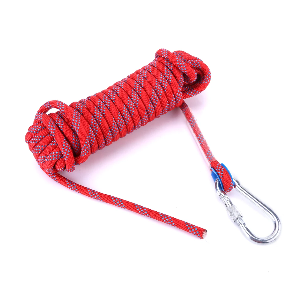 

10mm Heavy Duty Paracord Panchute Corad Lanyard with Carabiner Climbing Rope Accessory