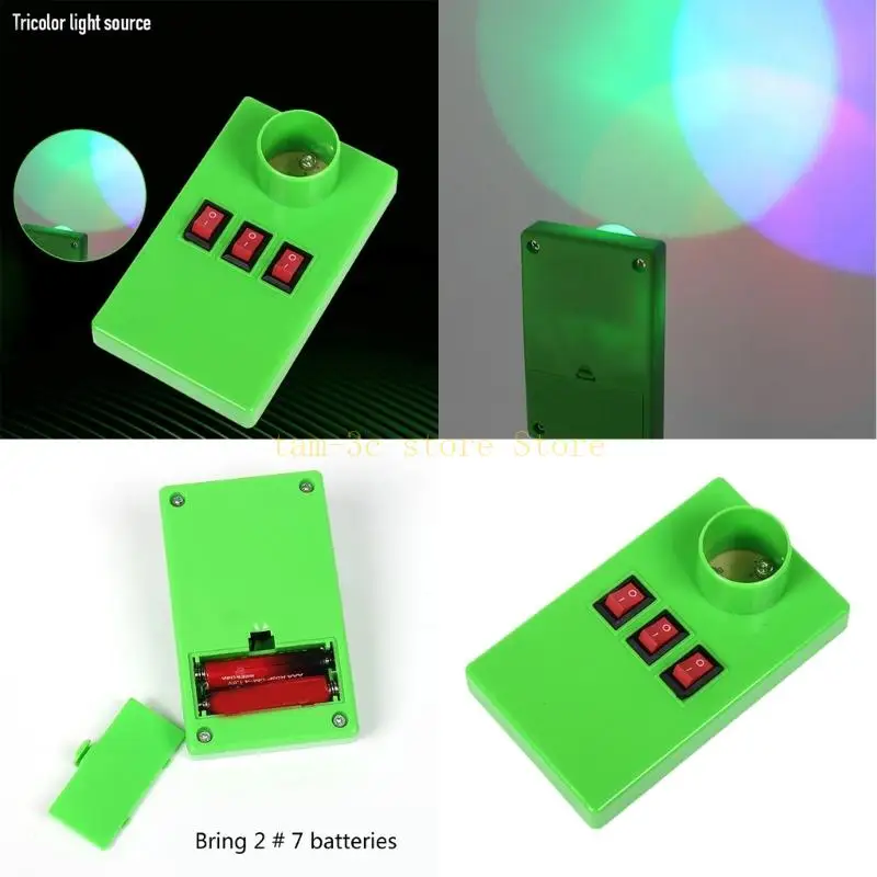 빛 반사 굴절 데모 소품 기하학적 광학 실험 학생 교사를위한 교육 도구 D0UA