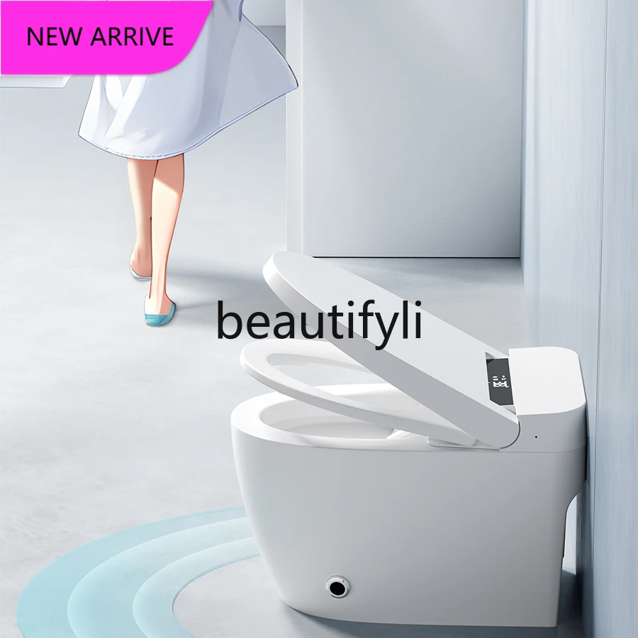 

Умный унитаз E Instant Hydration с функцией автоматического смыва, полнофункциональная верхняя модель без ограничений по давлению воды.